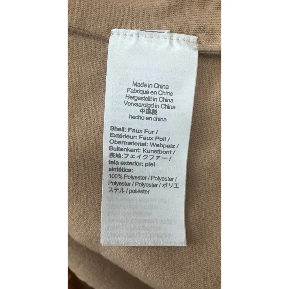 J. Crew Crewcuts Girls' Brown shirt-jacket in sherpa, SZ XL (12-14)‎
